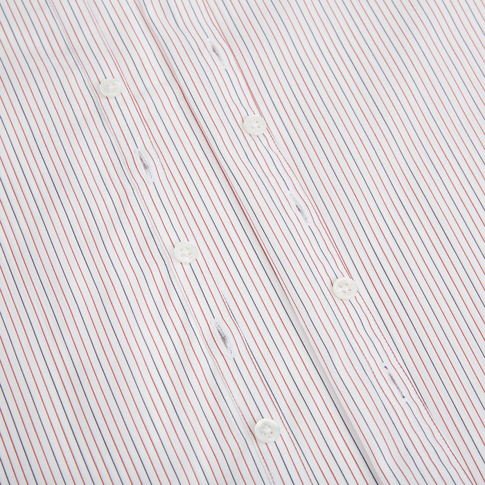 Red and Blue Ticking Stripe Westminster Shirt Image 6