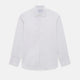 The Turnbull & Asser White Westminster Shirt is a long-sleeve, button-up dress shirt with a classic cut and Westminster collar, shown on a white background.