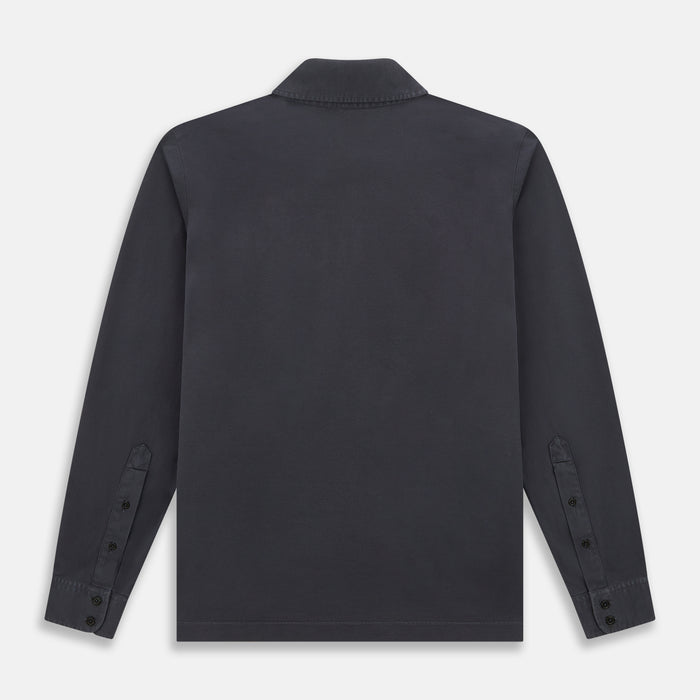 Charcoal Rugby Polo Shirt Image 2