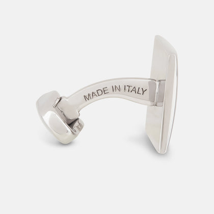 Burgundy Floral Square Cufflinks Image 1