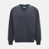 View 1 of product Grey Cashmere Round Neck Jumper