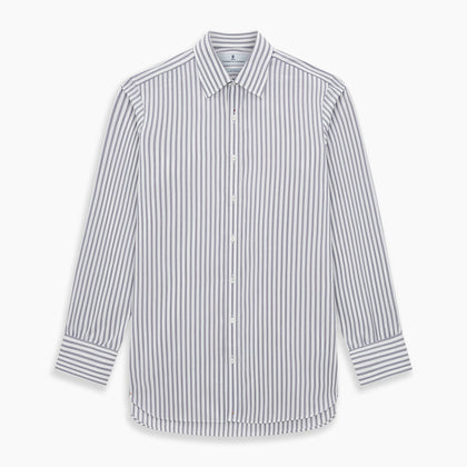 Purple Multi Stripe Mayfair Shirt Image 6