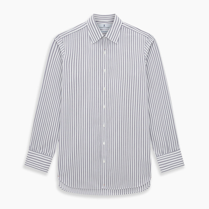 Purple Multi Stripe Mayfair Shirt Image 6