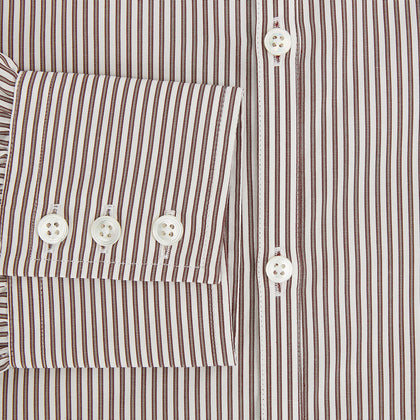 Burgundy Halo Stripe Westminster Shirt Image 3