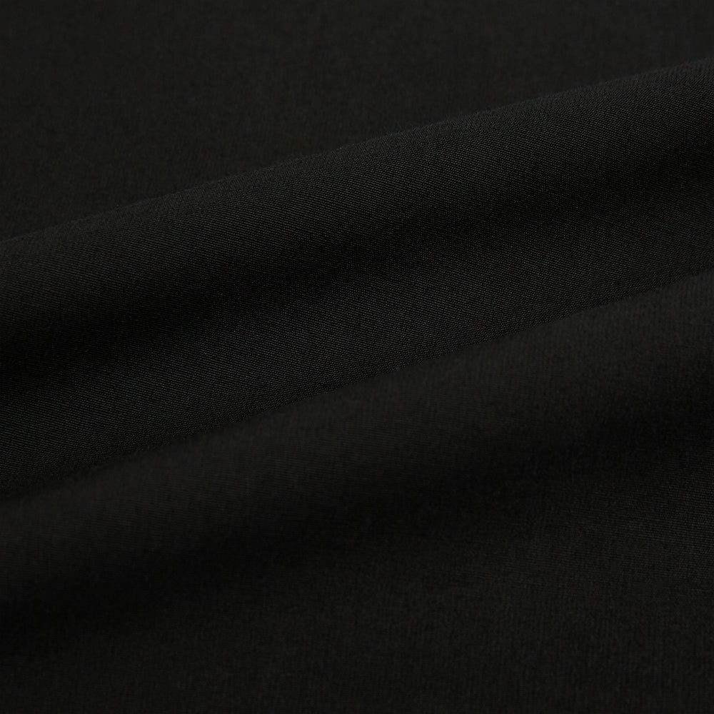 A long-sleeved, collared MIDNIGHT BLUE WINDSOR SHIRT by Turnbull & Asser, laid flat on a white background, highlights classic British craftsmanship.