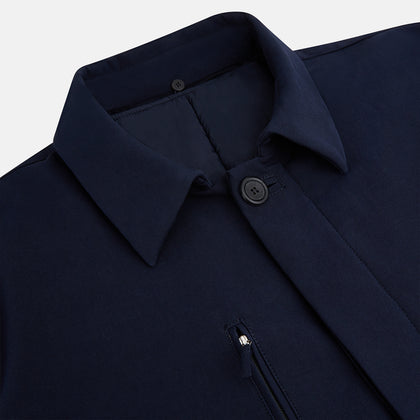Navy John Arthur Trench Coat Image 1