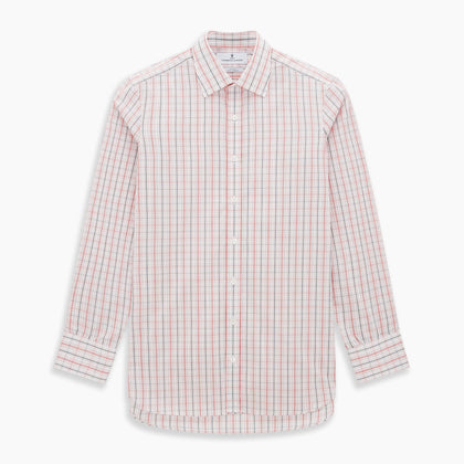 Red Multi Check Mayfair Shirt Image 6