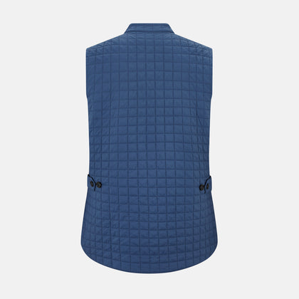 Azzurro Double-Breasted Quilted Gilet Image 2