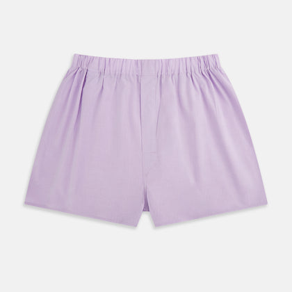 Plain Lilac Godfrey Boxer Shorts