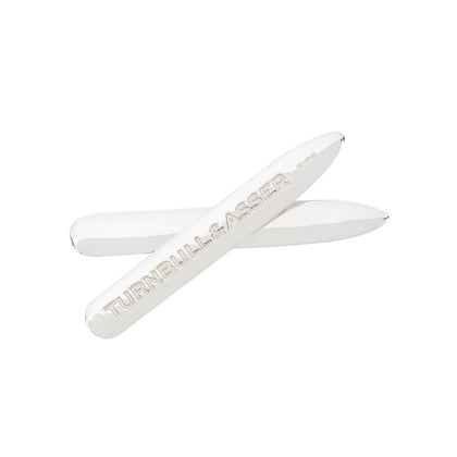 Short Sterling Silver Collar Stays Image 1