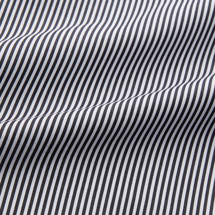 Black Candy Stripe Cotton Hyde Pyjama Set Image 1