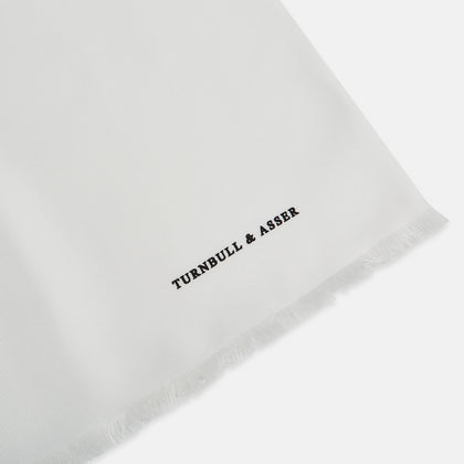 White Silk Scarf Image 1