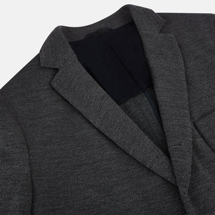 Graphite Knitted Oxford Blazer Image 1