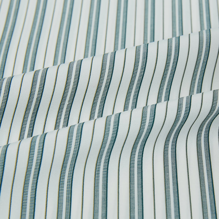 OLIVE & SAGE GREEN MULTI TRACK STRIPE WESTMINSTER SHIRT Image 7