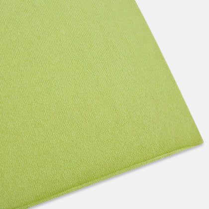 Plain Canary Yellow Cashmere Knitted Scarf Image 1