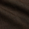 View 4 of product The Turnbull & Asser Chocolate Brown Linen Holiday Fit Fellows Shirt, featuring long sleeves, a classic collar, and white buttons, is displayed flat on a white background—ideal for effortless summer style.