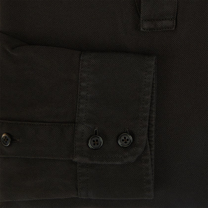 Brown Rugby Polo Shirt Image 3