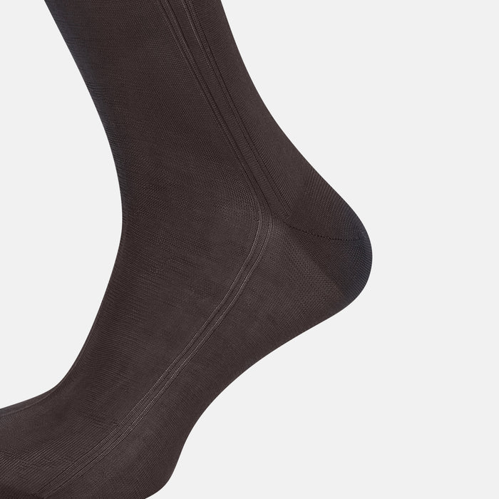 Sage Silk Long Socks Image 3