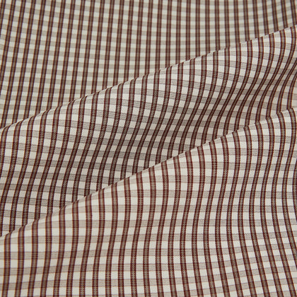 Burgundy Micro Check Westminster Shirt Image 7
