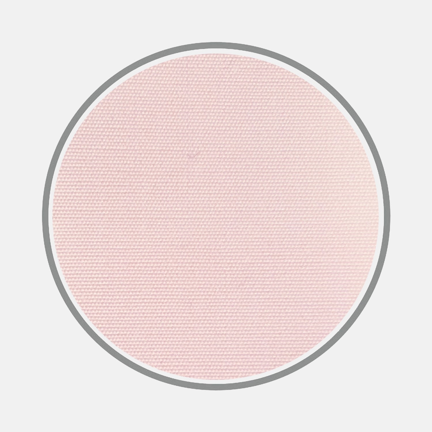 View 2 of product A close-up of Turnbull & Asser's Light Pink 120-Cotton Poplin Fabric, shown as a round swatch with a thin gray border on a white background.