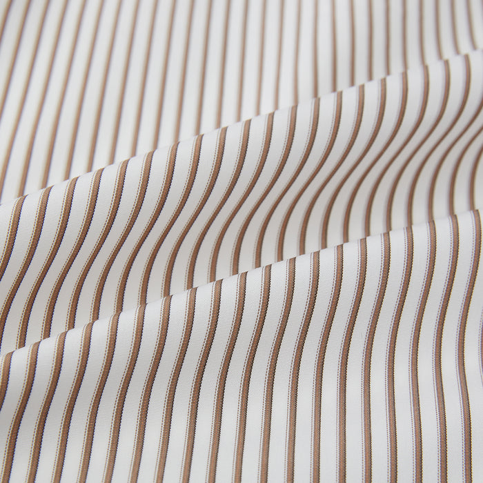 Coffee Multi Stripe Westminster Shirt Image 7
