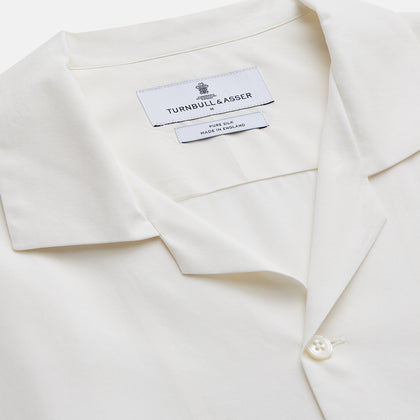 Cream Silk Holiday Fit Phillips Shirt Image 1