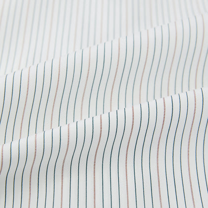 Petrol Hairline Stripe Mayfair Shirt Image 5