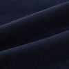 View 7 of product Turnbull & Asser's Light Navy Corduroy Miles Trousers feature a straight-leg stretch fit, elasticated waist, and matching fabric drawstring, shown on a plain white background.