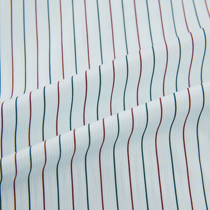 Green and Burgundy Pinstripe Mayfair Shirt Image 5