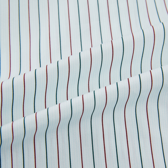 Green and Burgundy Pinstripe Mayfair Shirt Image 5