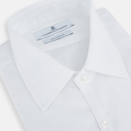 White Linen Westminster Shirt Image 1