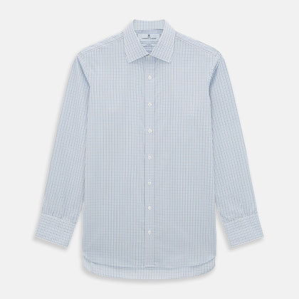 Navy and Blue Multi Check Mayfair Shirt