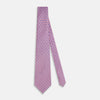View 2 of product The Turnbull & Asser Blue and Pink Multi Dot Silk Tie adds a stylish, modern touch to office attire.