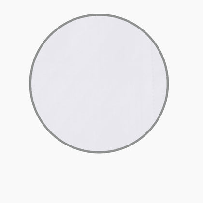 White Two-Fold 200 Cotton Fabric Image 2