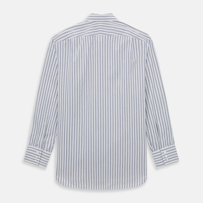 Navy Multi Stripe Mayfair Shirt Image 2
