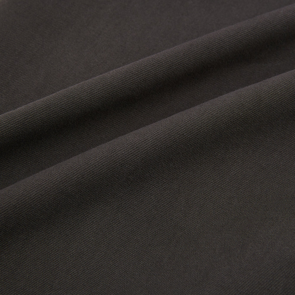 The Brown Henry B Trousers by Turnbull & Asser are straight-leg trousers made from premium Italian cotton, with belt loops, front button and zipper closure, shown against a plain white background.