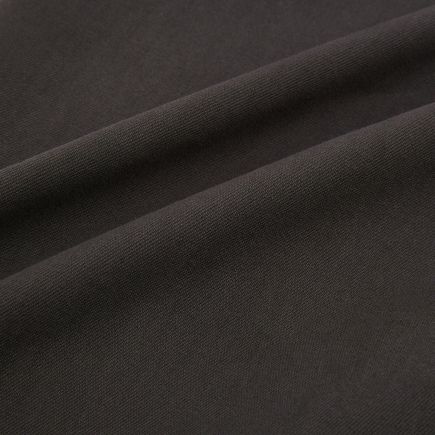 View 7 of product The Brown Henry B Trousers by Turnbull & Asser are straight-leg trousers made from premium Italian cotton, with belt loops, front button and zipper closure, shown against a plain white background.