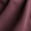 View 4 of product The Turnbull & Asser Plain Plum Silk Modern Pyjama Set, made in England, features white piping, a button-up long-sleeve top with three pockets, and matching pants. The pyjamas are shown against a white background.