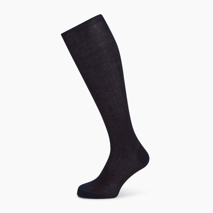 Navy Long Socks Image 4