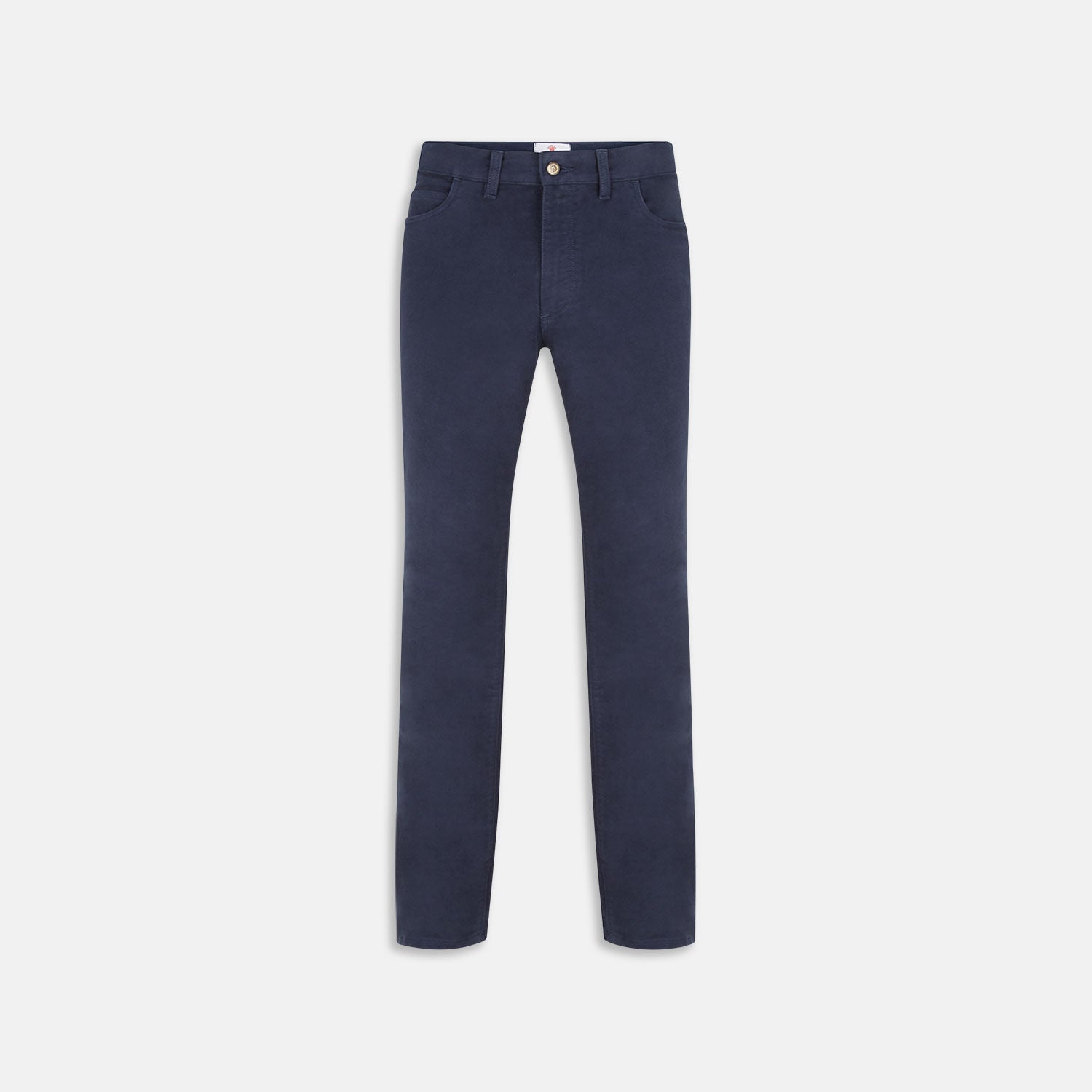 View 1 of product A pair of Blue Moleskin Trousers by Turnbull & Asser.