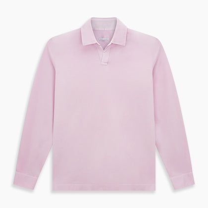 Pink Rugby Polo Shirt Image 6