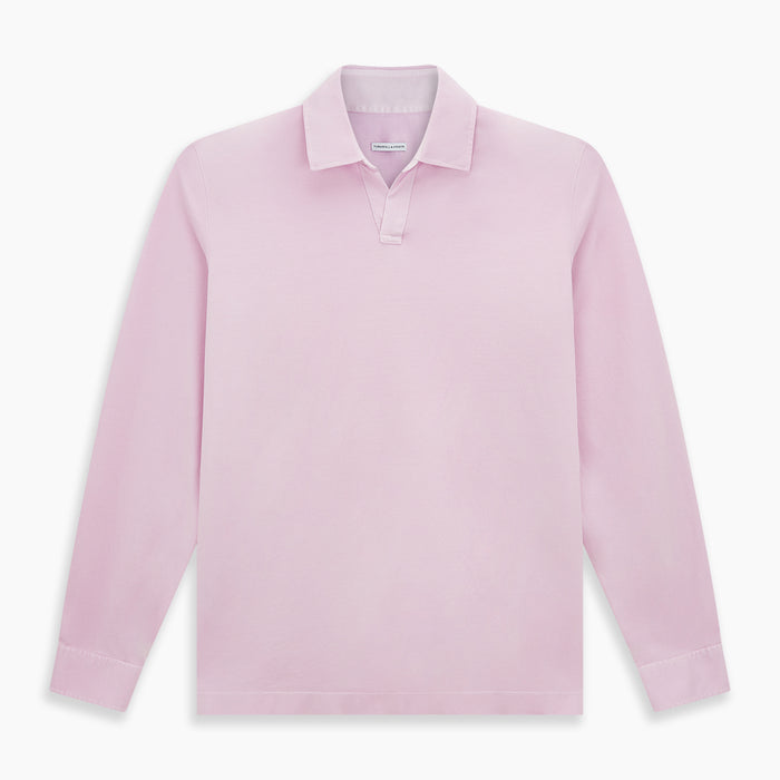 Pink Rugby Polo Shirt Image 6