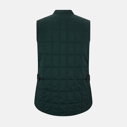 Forest Green Quilted Gilet Image 2