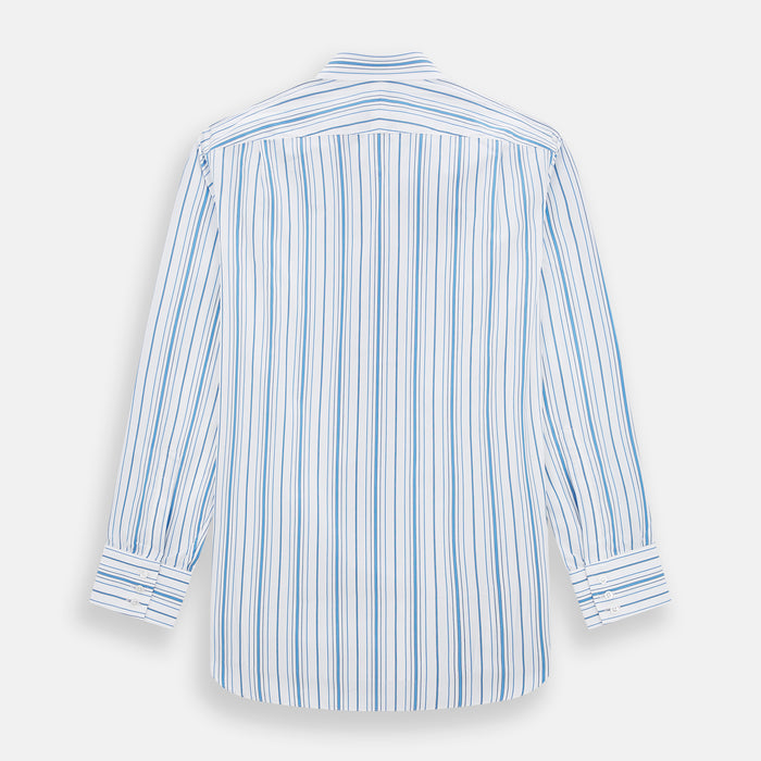 Blue Multi Stripe Mayfair Shirt Image 2