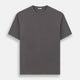 The Turnbull & Asser Shadow Grey Short-Sleeve T-shirt, featuring a classic crew neck and minimalist design with no visible logos, is laid flat on a white background—an ideal versatile staple for everyday wear.