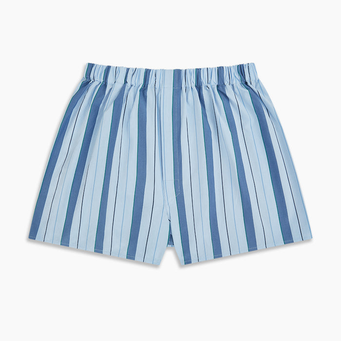 Blue Blazer Stripe Godfrey Boxer Shorts Image 2