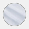 View 1 of product A close-up of Turnbull & Asser's Cloudy Blue Stripe Cotton Fabric shows its subtle diagonal stripes and lightly textured surface, displayed within a circular frame on a plain light background.