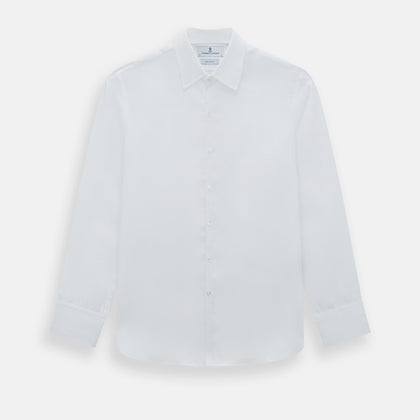 White Linen Westminster Shirt