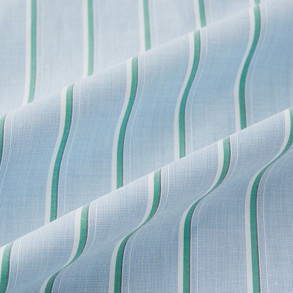 Blue and Green Multi-Stripe Westminster Shirt Image 7