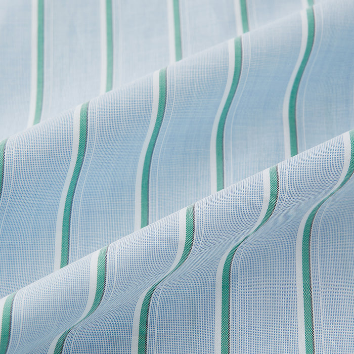 Blue and Green Multi-Stripe Westminster Shirt Image 7